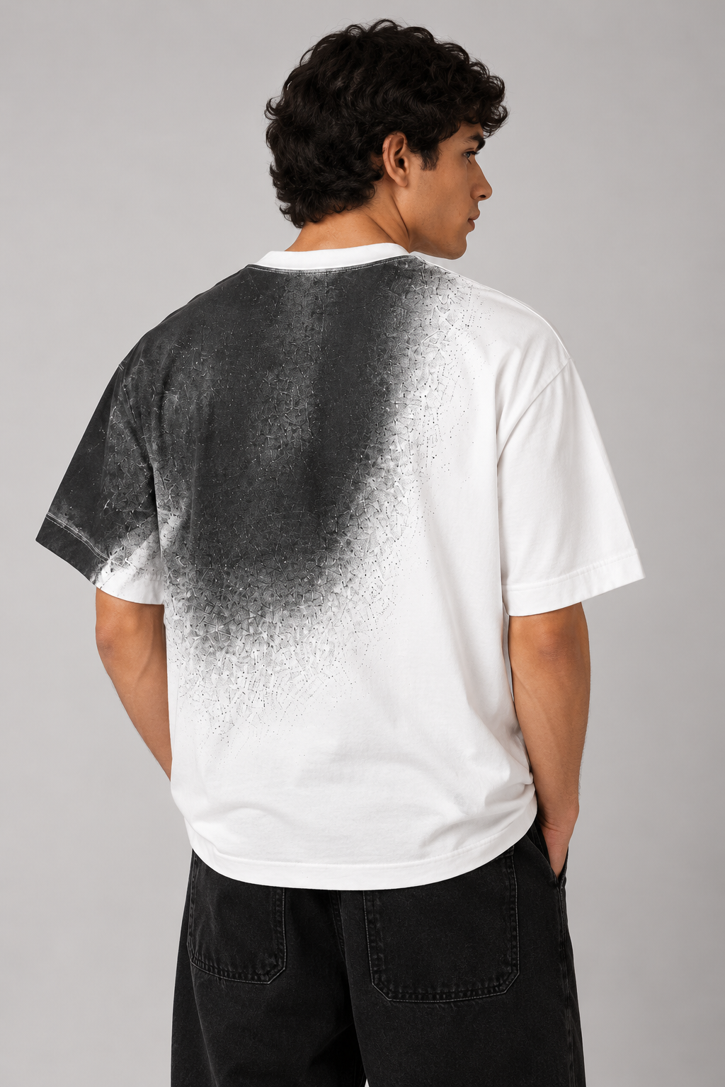 Camiseta Boxy Concreto