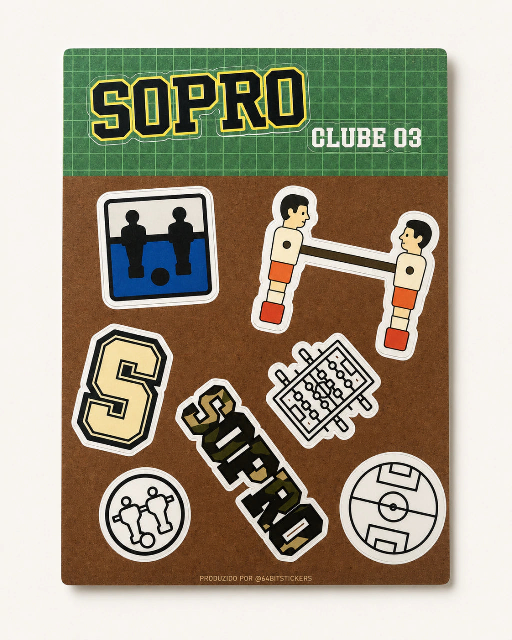 Cartela de Sticker Time Sopro