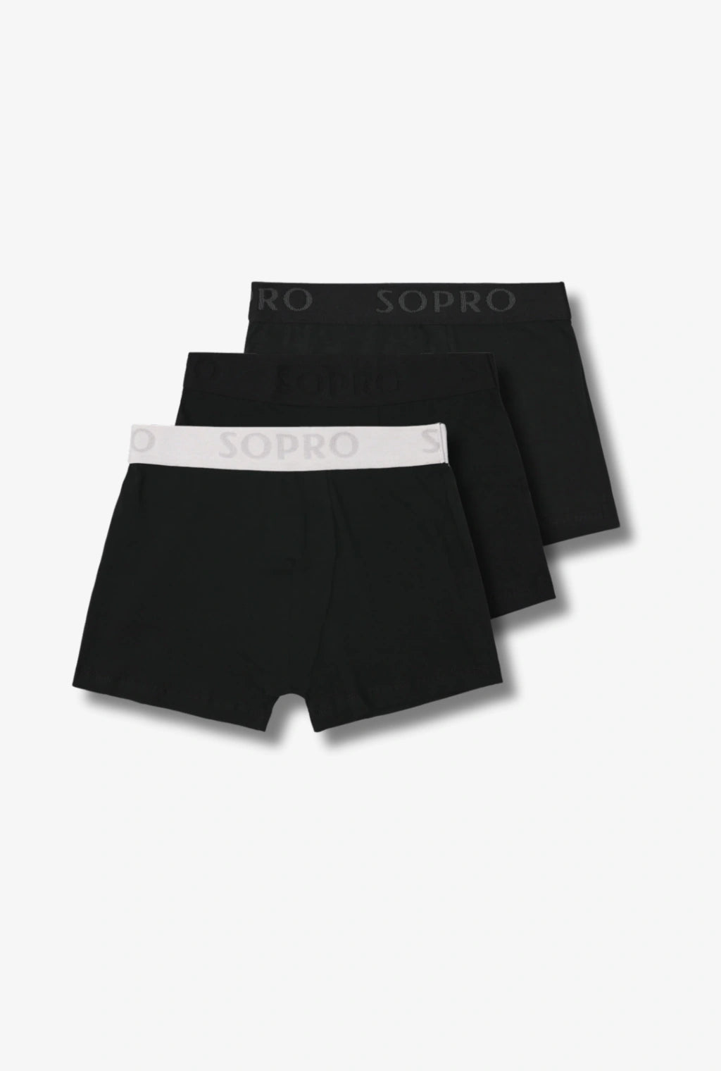 Pack 3 Cueca Boxer - Black