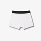 Cueca Boxer White & Grey