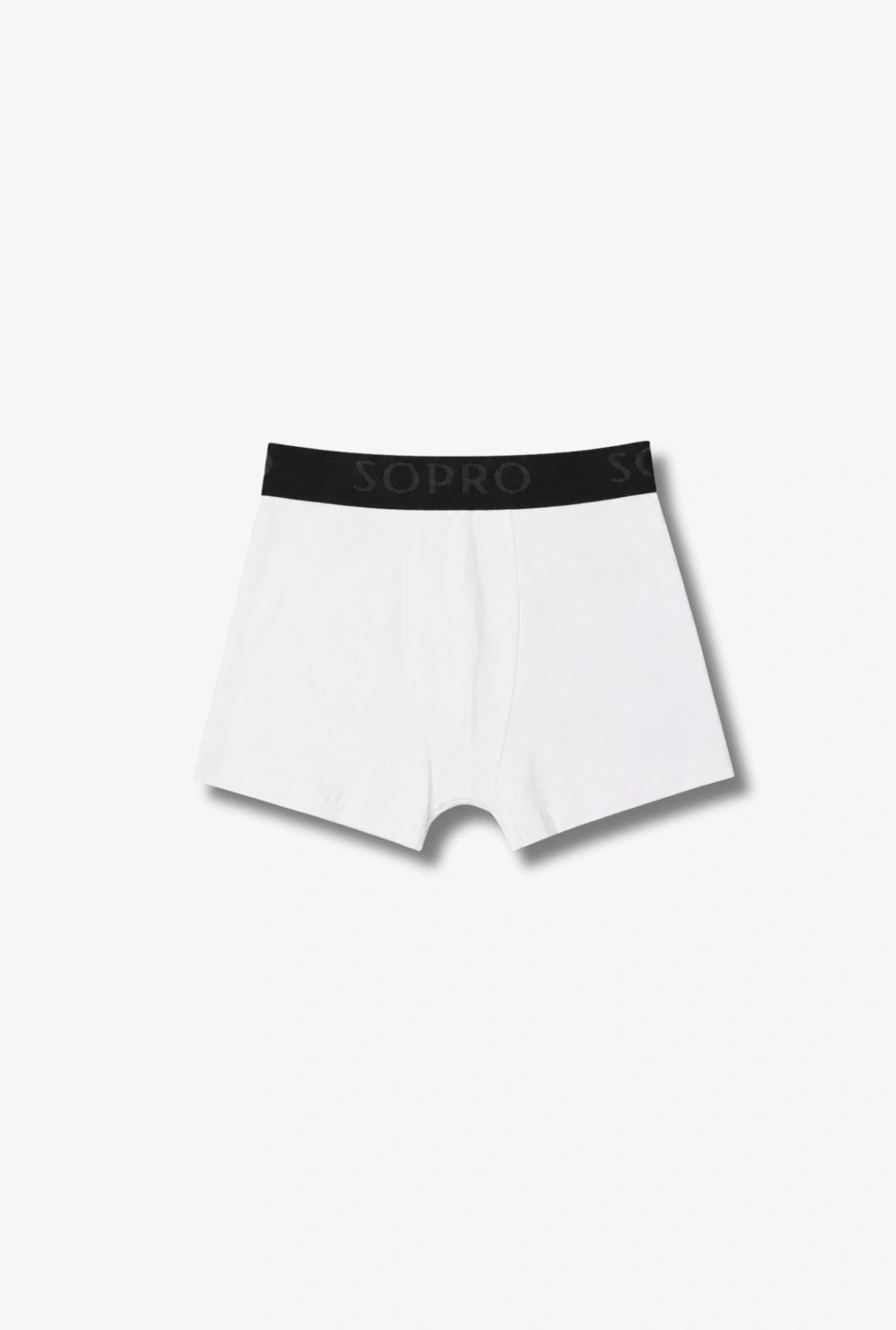 Cueca Boxer White & Grey