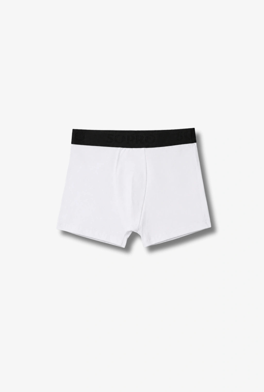 Cueca Boxer White & Black
