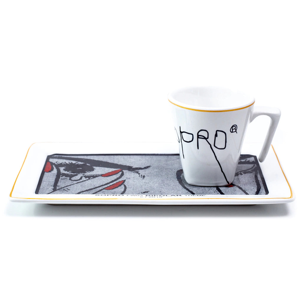 SOPRO CUP AND PLATE