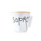 SOPRO CUP AND PLATE