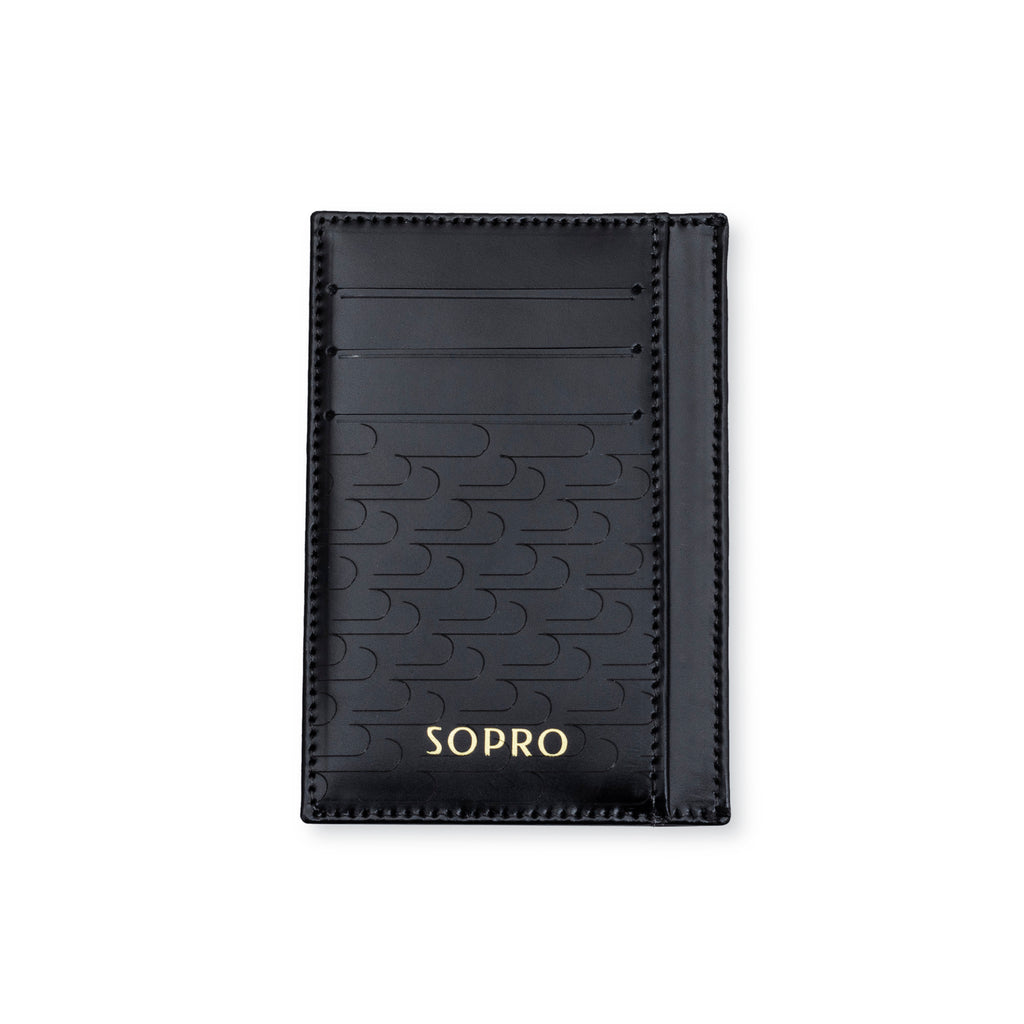 Sopro Black Leather Cardholder