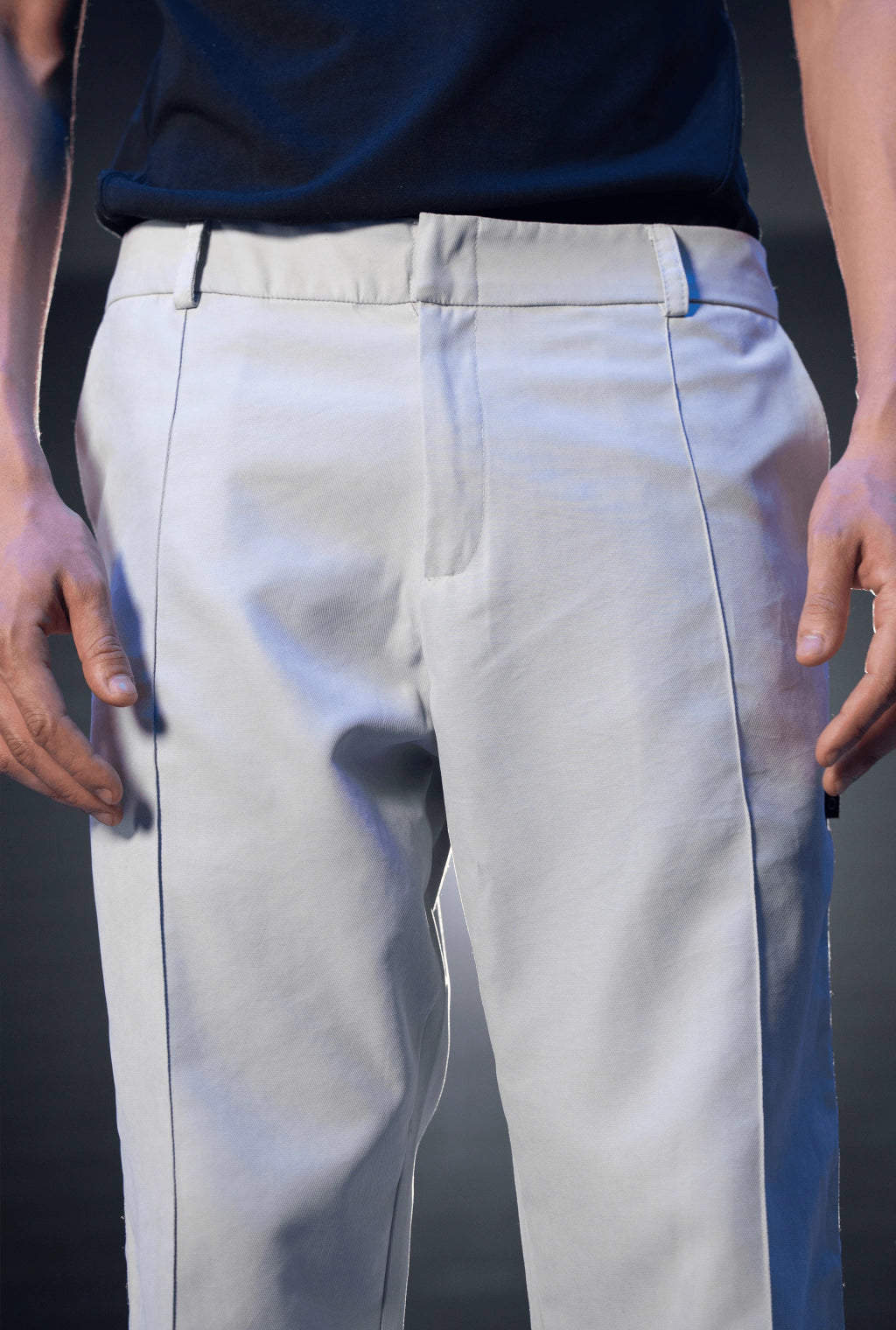 Calça Tailored Prata na internet