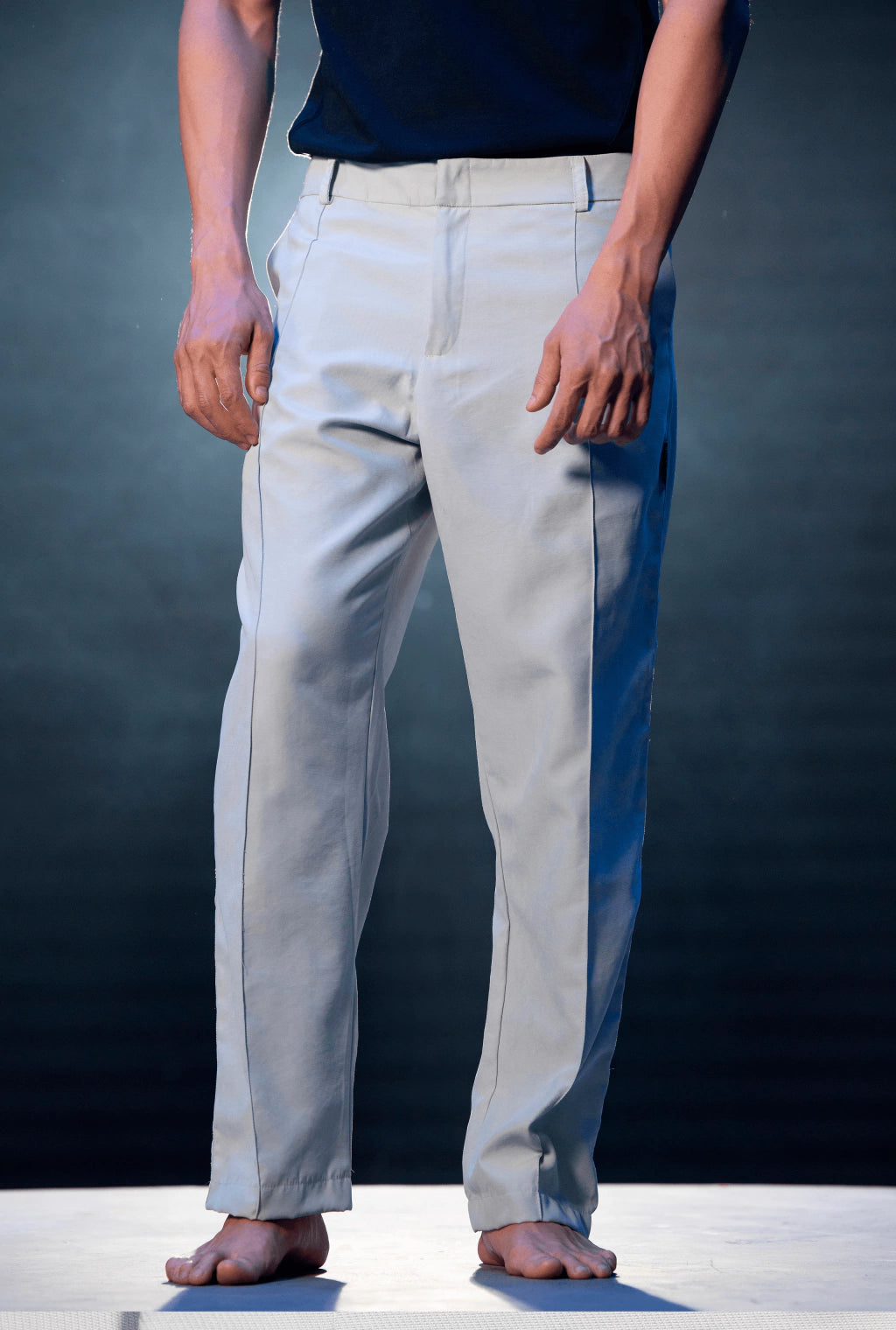 Calça Tailored Prata - comprar online