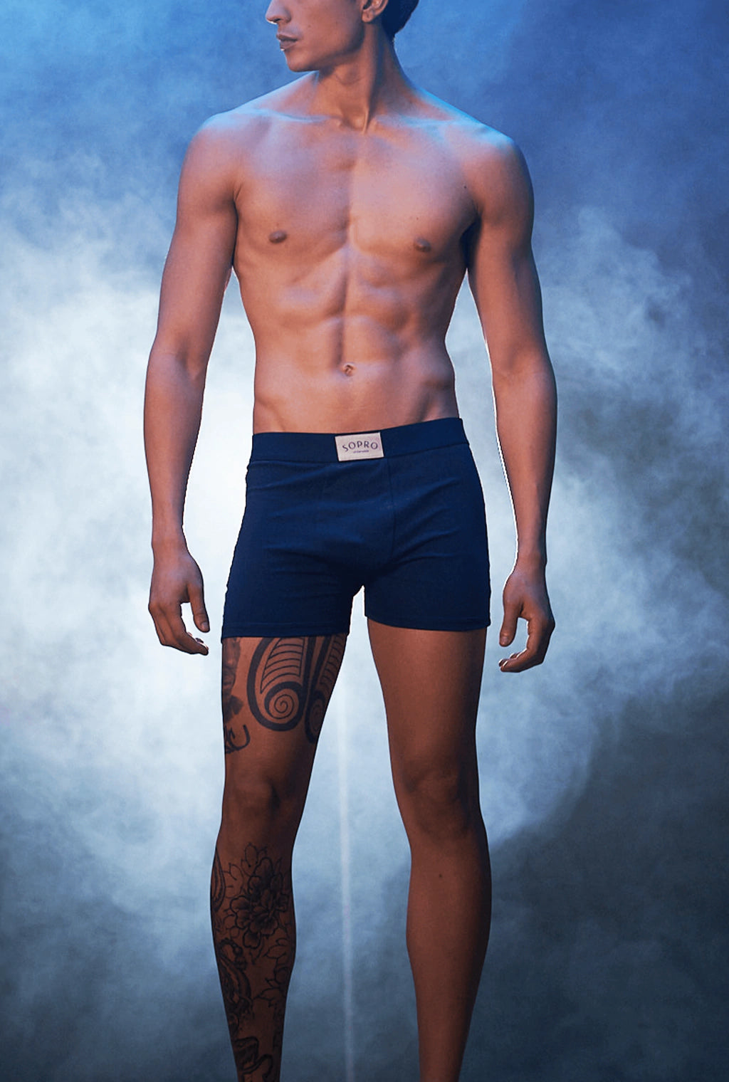 Pack 3 Soft Boxer - Navy Blue - SOPRO COMPANY