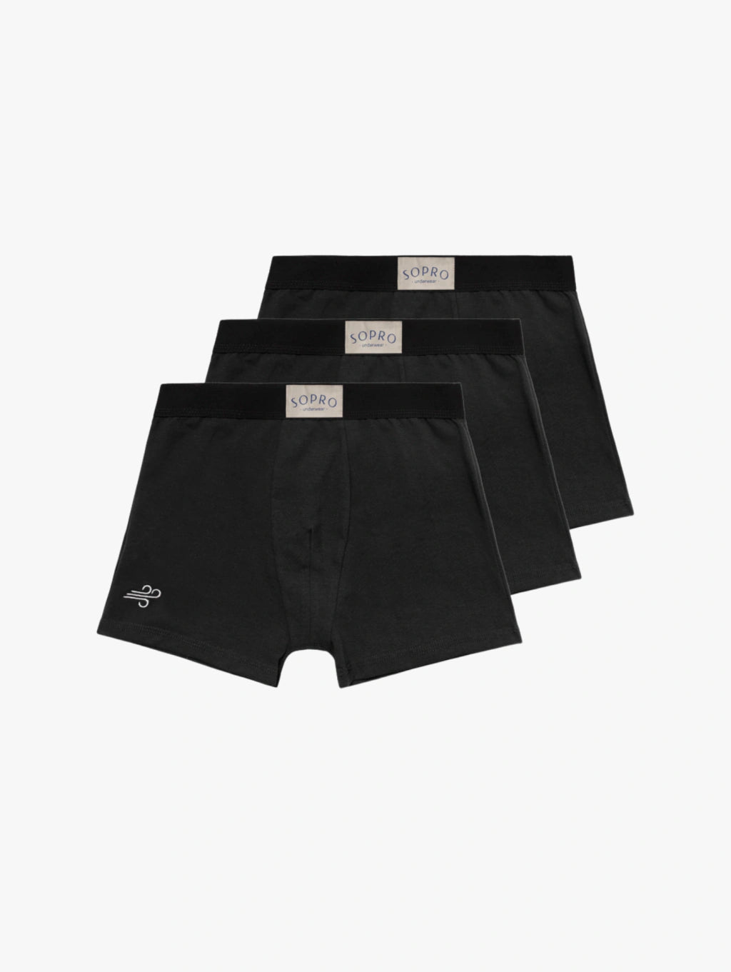 Pack 3 Soft Boxer - Preto